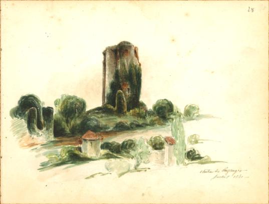 chteau de Pouzauges par Fortun Parenteau