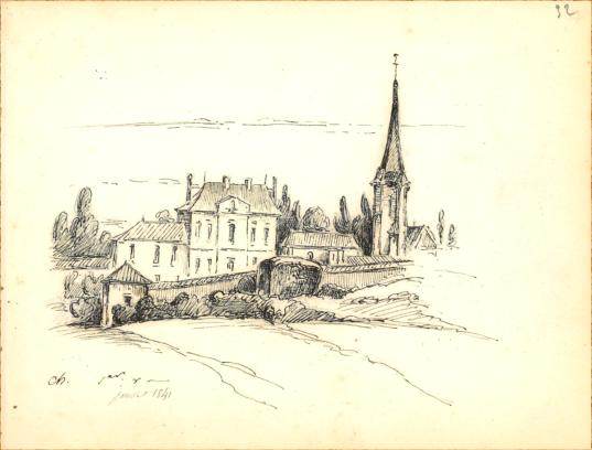 centre ville de Chantonnay par Fortun Parenteau