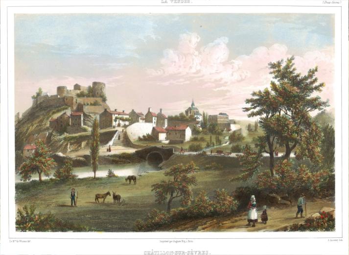Chtillon sur Svre par le Baron Olivier de Wismes - 1845