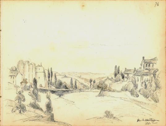 chteau de Mortagne sur Svre par Fortun Parenteau