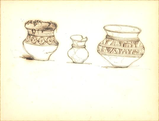 trio de poteries par Fortun Parenteau